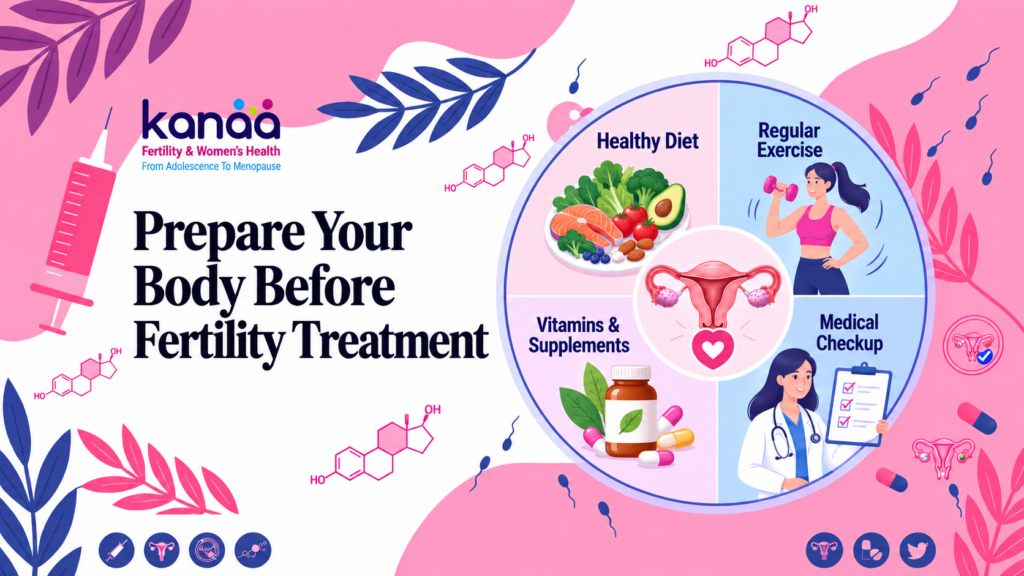 Prepare Your Body Before Fertility Treatment - Kanaa Fertility banner