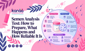 Semen Analysis Test: How to Prepare, What Happens and How Reliable It Is - Kanaa Fertility banner
